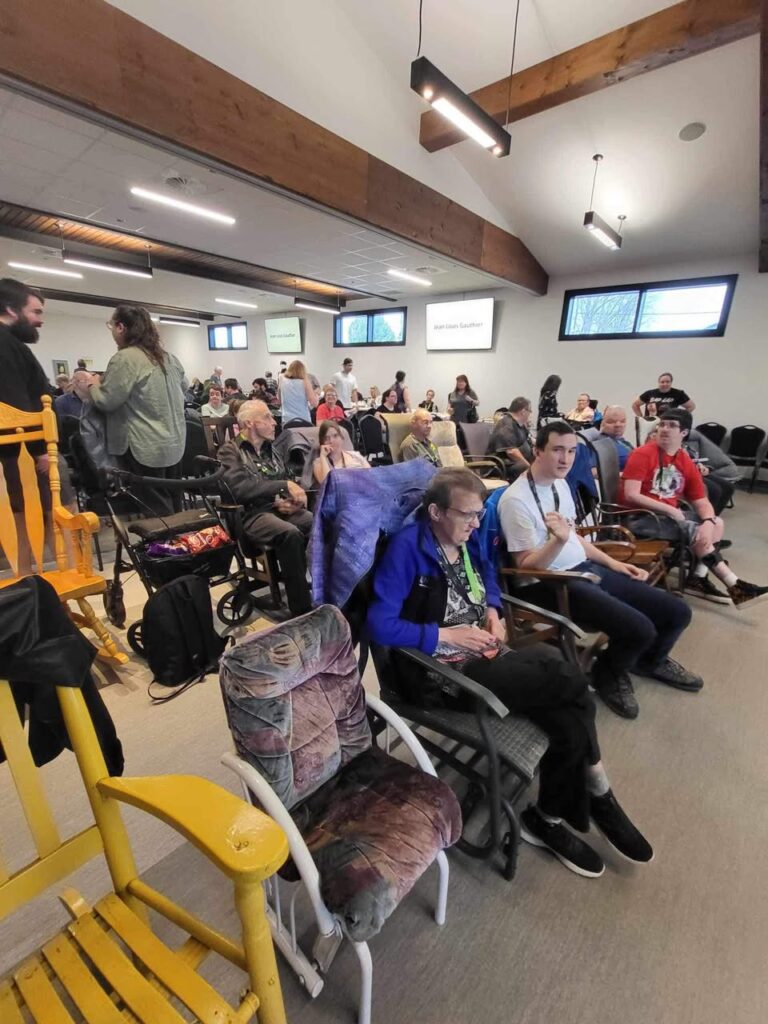 Le centre de jours en activité